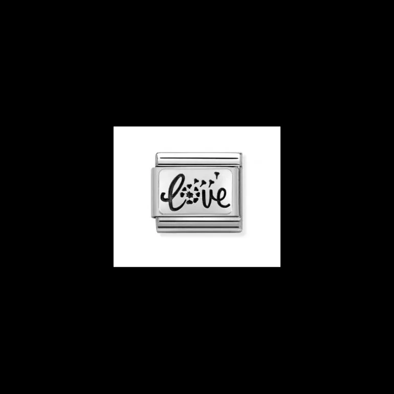 NOMINATION - LINK COMPOSABLE CLASSIC LOVE CON DENTE DI LEONE