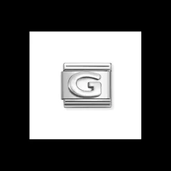 NOMINATION - LINK COMPOSABLE CLASSIC LETTERA G IN ARGENTO