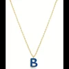 Ops Object - Collana COLOR LETTER B con smalto colorato