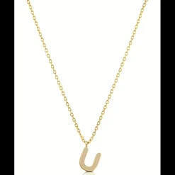 Ops Object - Collana COLOR LETTER U con smalto colorato