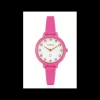 Ops Object - Orologio PRECIOUS ROUND con cinturino in silicone fucsia