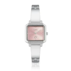 OPS OBJECT - orologio SQUARED FASHION in acciaio