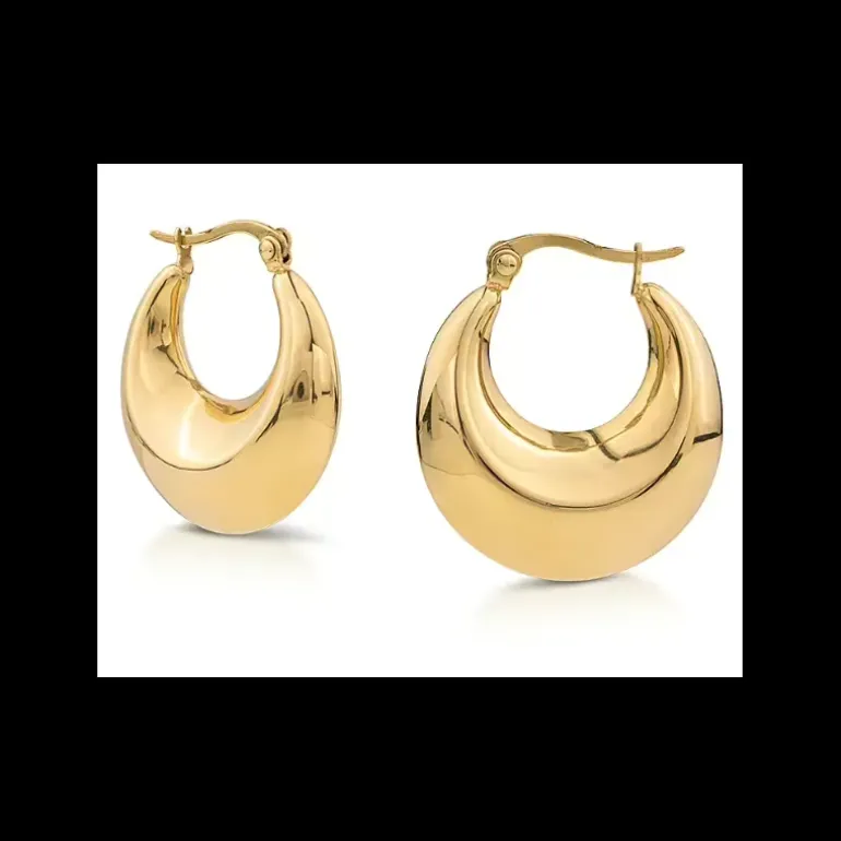 Ops Objects - Orecchini a cerchio bombati (small) FANCY