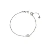 Ops Objects - Bracciale con cuore pavè HEARTBEAT