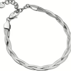 Ops Objects - BRACCIALE SILKY TWIST maglia piatta intrecciata