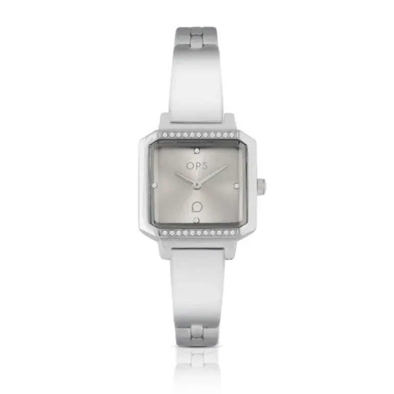 Ops Objects - Orologio SQUARED FASHION in acciaio