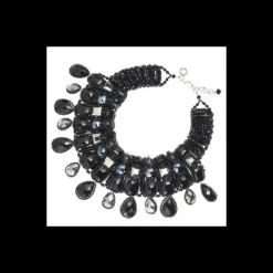 Ottaviani Collana Donna Con Cristalli Neri