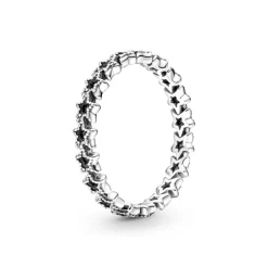 PANDORA - Anello a fascia Stelle asimmetriche