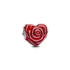 Pandora Charm Cuore di Rosa Rossa