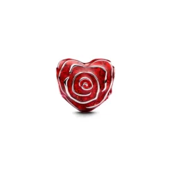 Pandora Charm Cuore di Rosa Rossa