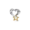 Pandora Charm Openwork Cuore e Stella "My Lucky Star"