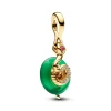 Pandora Charm Pendente Serpente Vetro di Murano verde