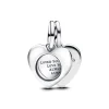 Pandora Charm Pendente Cuore con Lente di Ingrandimento da incidere