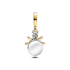 Pandora Charm Pendente Stella Polare da incidere con diamante creato in laboratorio