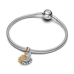 Pandora Charm Pendente Sole e Luna Divisibile