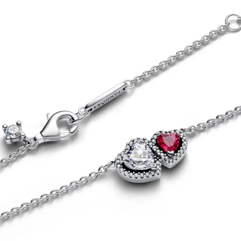 Pandora Collana Doppi Cuori