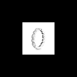 Pandora - Anello a fascia con pietre taglio Marquise elegante