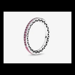 Pandora - Anello Cuori Radiosi Color Orchidea