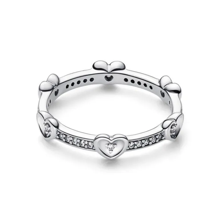 Pandora - Anello Cuori Splendenti