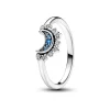 Pandora - Anello Luna Pietre Blu