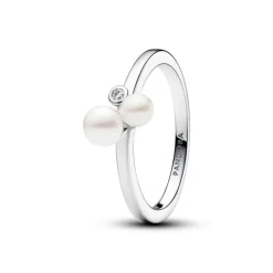 Pandora - Anello Perle d'Acqua Dolce Coltivate e Punto Luce