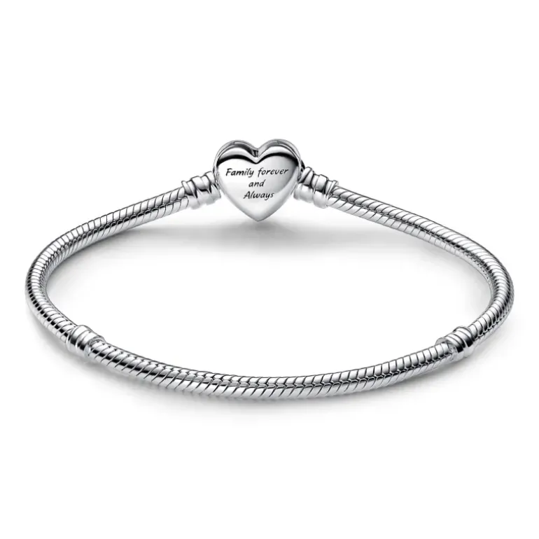 Pandora - Bracciale con Chiusura Cuore Infinito Pietre Luminose