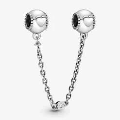 Pandora - Catena di Sicurezza Cuori in Rilievo