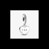Pandora - Charm Cuore Pendente da Incidere