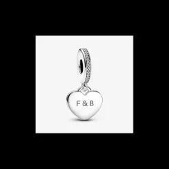 Pandora - Charm Cuore Pendente da Incidere