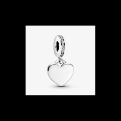 Pandora - Charm Cuore Pendente da Incidere