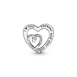 PANDORA - Charm Cuori Infiniti