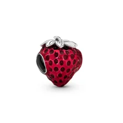 PANDORA - Charm Fragola Rifinito a mano