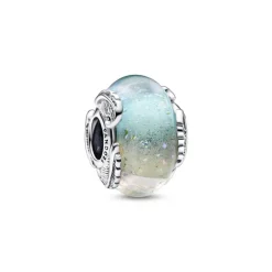 Pandora - Charm in vetro di Murano multicolore Piuma Curva