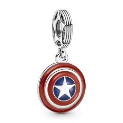 PANDORA - Charm Marvel, Avengers, Pendente Scudo di Capitan America