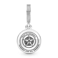 PANDORA - Charm Marvel, Avengers, Pendente Scudo di Capitan America