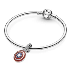 PANDORA - Charm Marvel, Avengers, Pendente Scudo di Capitan America