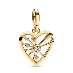 Pandora - charm Medallion Heart & Rays Pandora ME