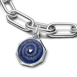 PANDORA - Charm Medallion Galaxy Heart Pandora me