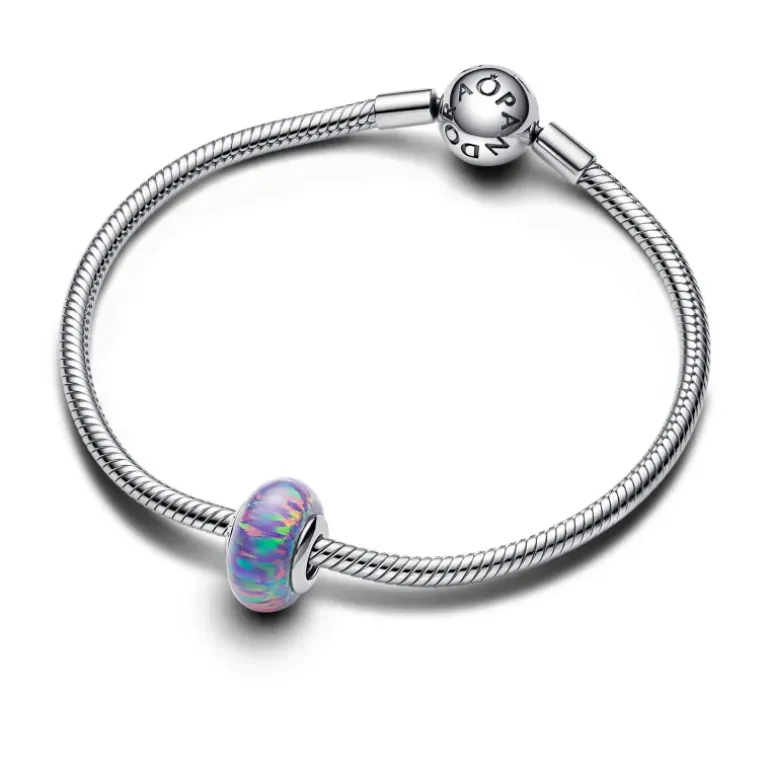 Pandora - Charm Opale Glitter Viola