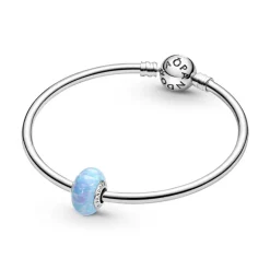 PANDORA - Charm Opale Oceano Blu Rifinito a mano