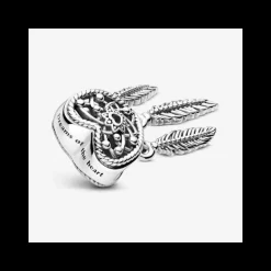 Pandora - Charm Openwork Acchiappasogni Cuore Tre Piume