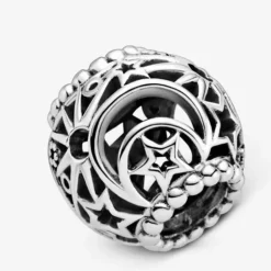 Pandora - Charm Openwork Sole, Stelle e Luna