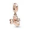 PANDORA - Charm pendente Angelo con ali a forma di cuore