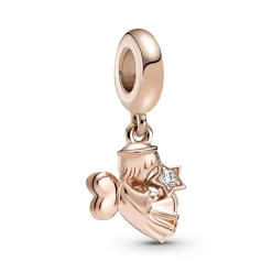 PANDORA - Charm pendente Angelo con ali a forma di cuore