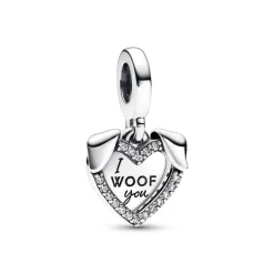 Pandora - Charm Pendente Amico a 4 Zampe "I Woof You"