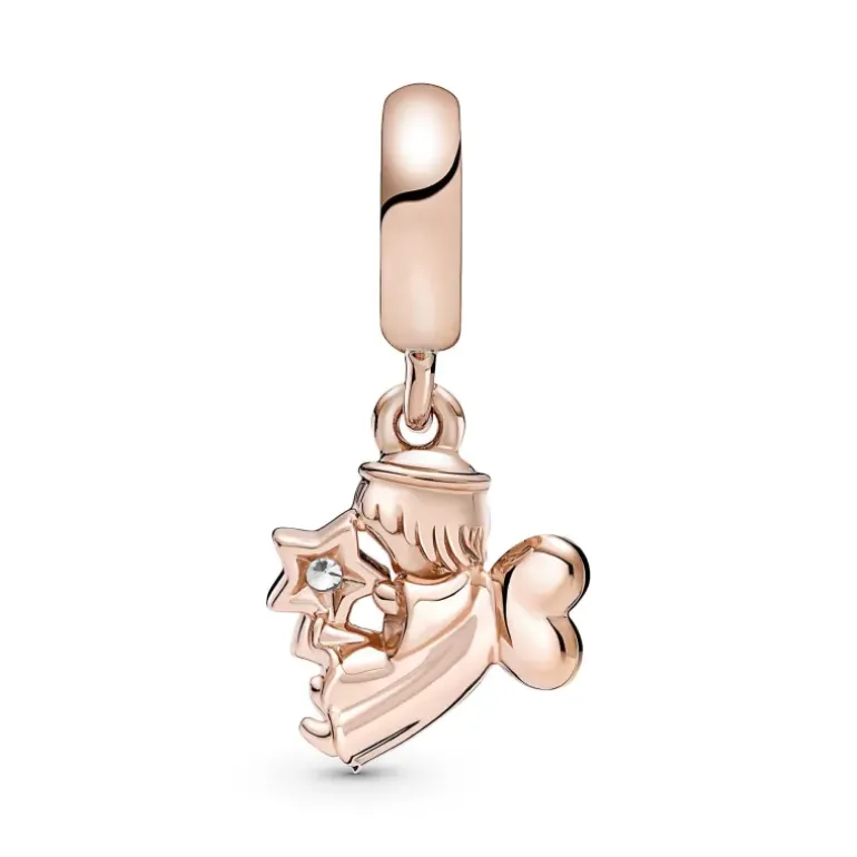 PANDORA - Charm pendente Angelo con ali a forma di cuore