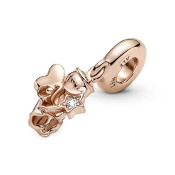 PANDORA - Charm pendente Angelo con ali a forma di cuore