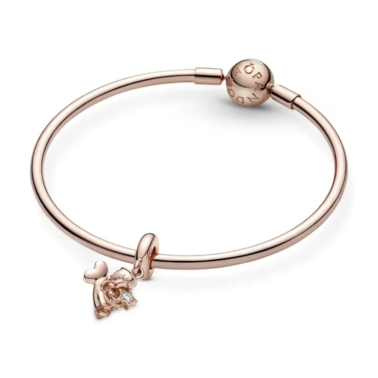 PANDORA - Charm pendente Angelo con ali a forma di cuore