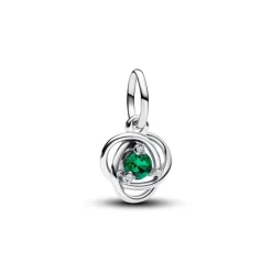 Pandora - charm Pendente Cerchio Eterno Verde Scuro Maggio