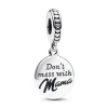 Pandora - Charm Pendente “Don’t’ Mess with Mama” da incidere